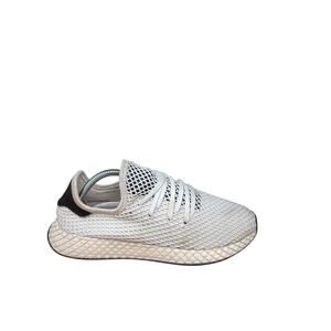 Adidas Originals Deerupt Minimalist Running Shoes Sneakers Cream White Womens 10